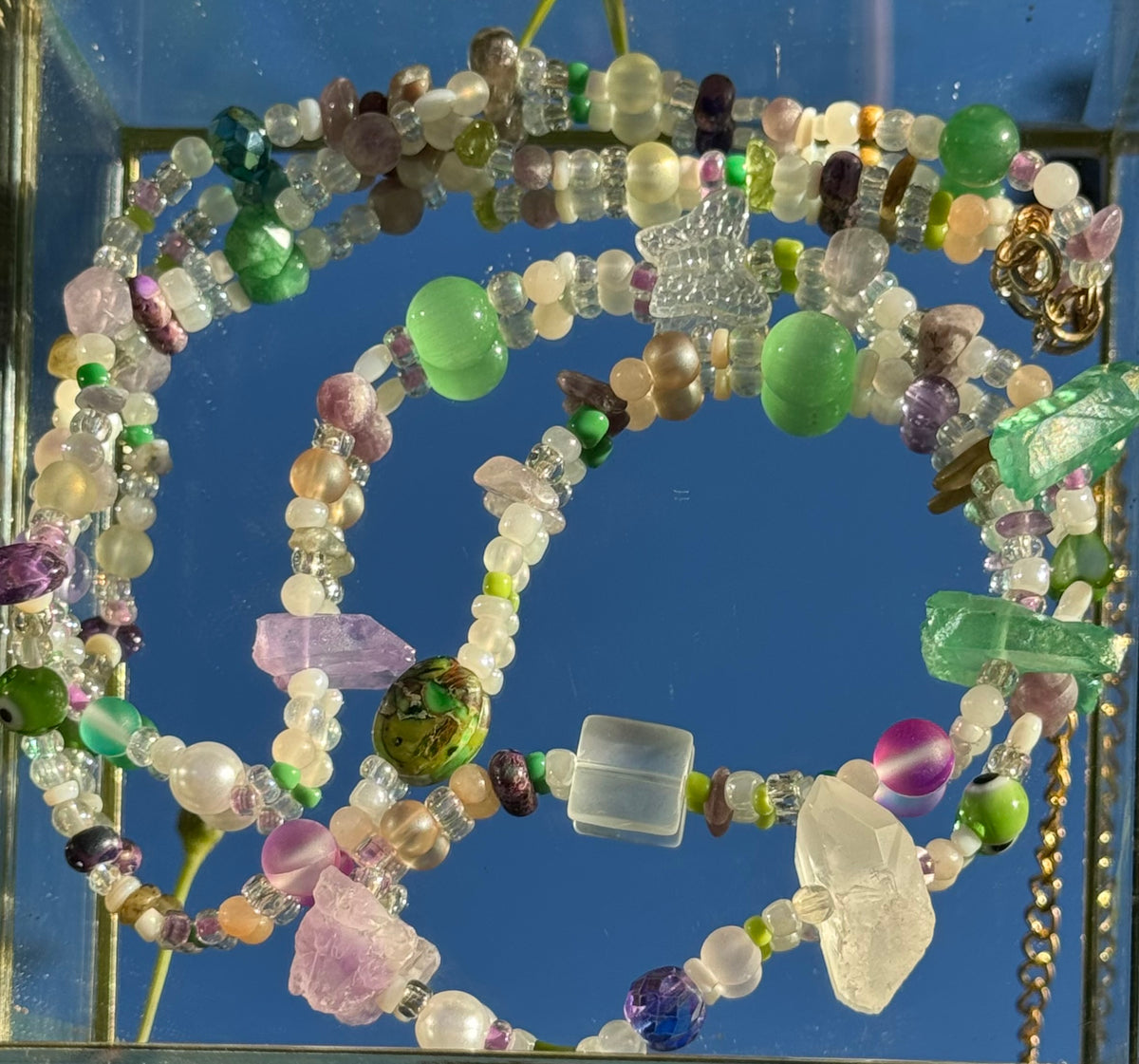 Beaded Belly Chain by Silver Strawberry