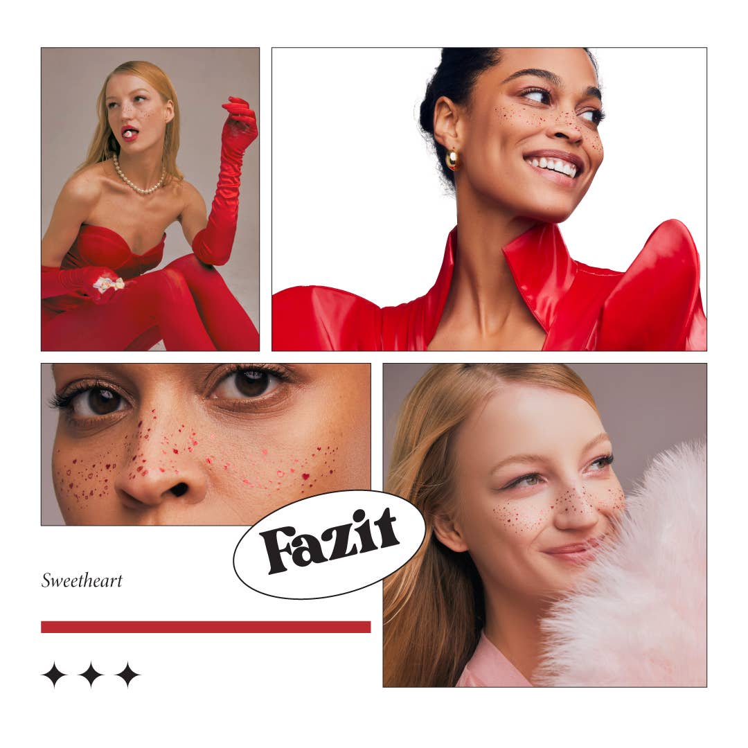 Sweetheart Speckles — Romantic Looks & Valentine’s Day Glam
