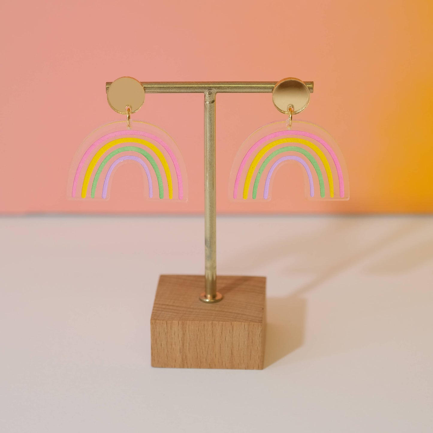 Pastel Rainbow Earrings