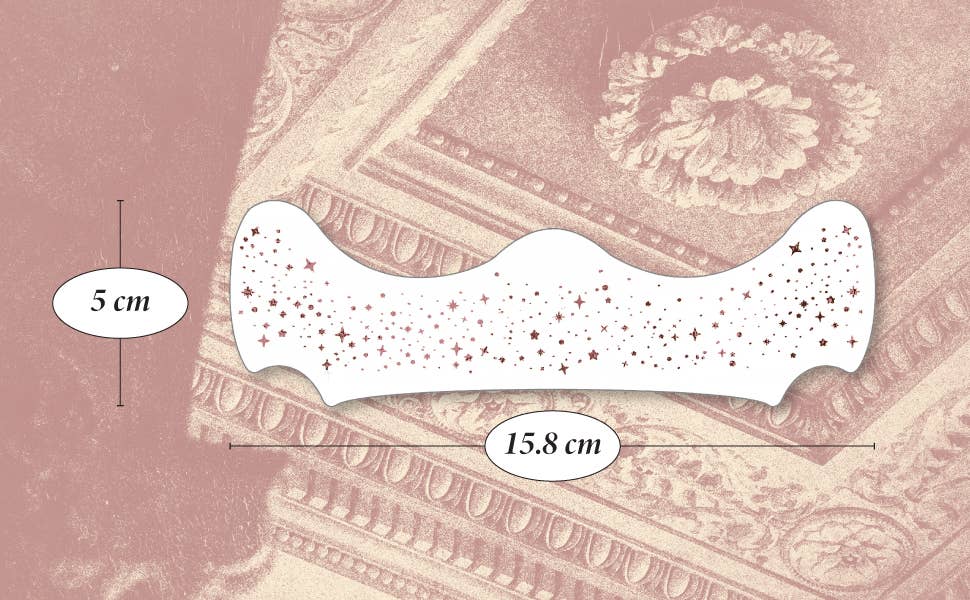 Rose Gold Stardust Speckles —Makeup patch for every occasion