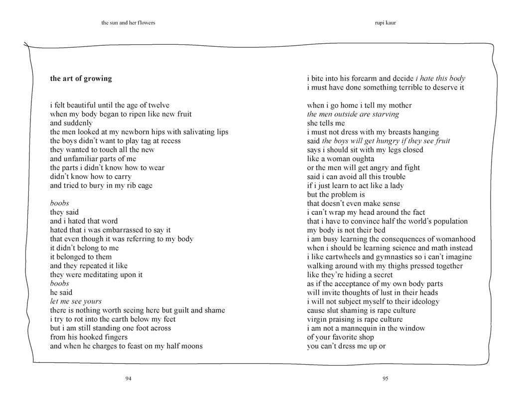 The Sun and Her Flowers by Rupi Kaur