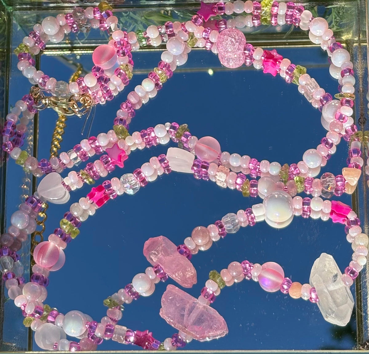 Beaded Belly Chain by Silver Strawberry