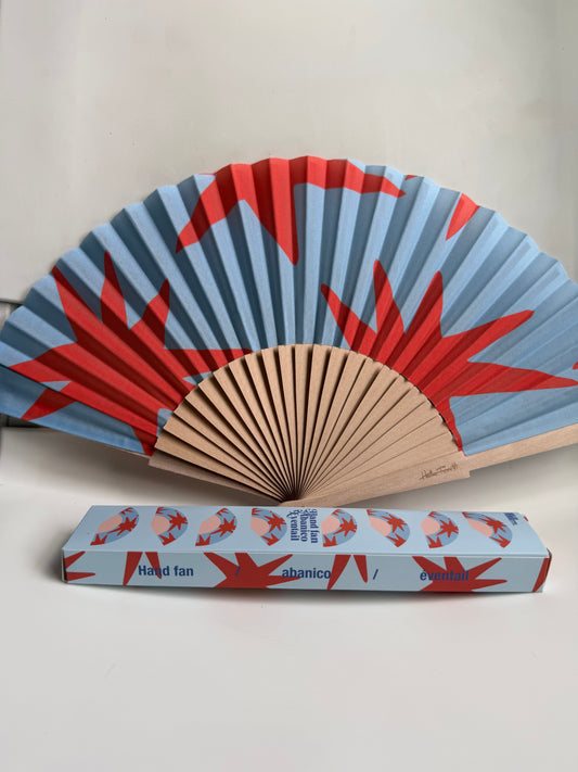 Helio Ferretti Hand Fan - Polar