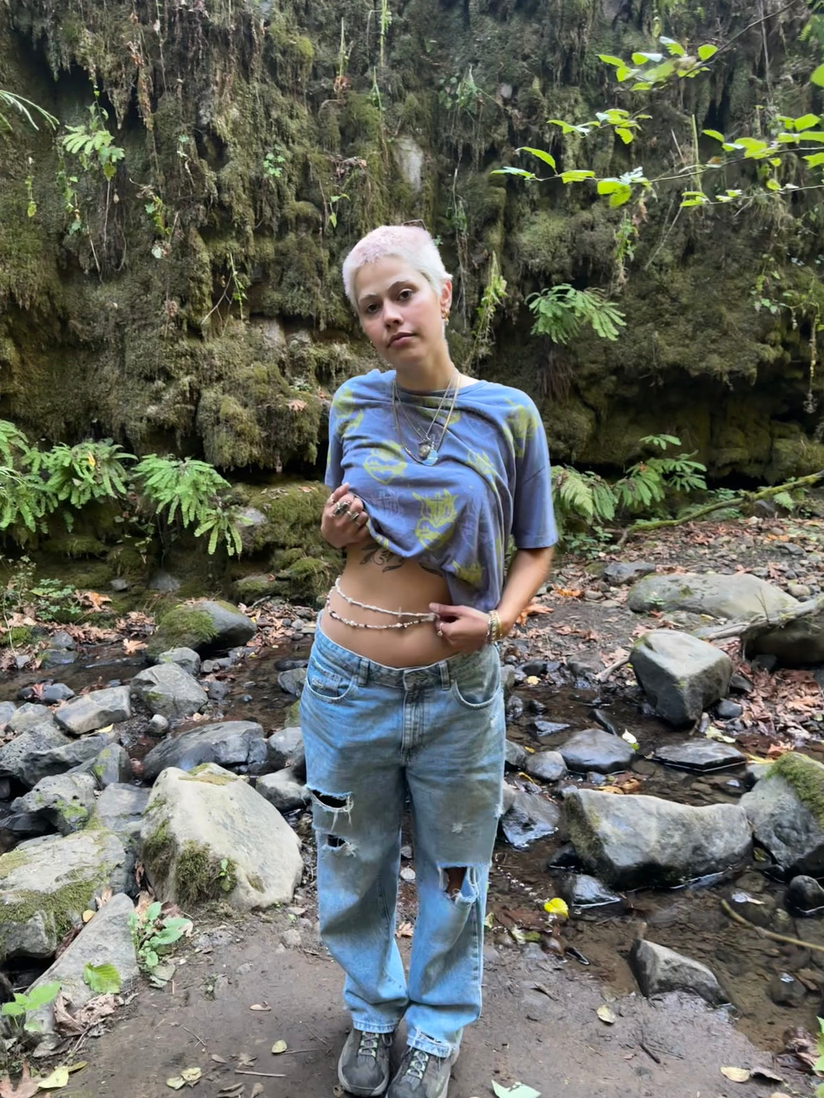 Beaded Belly Chain by Silver Strawberry