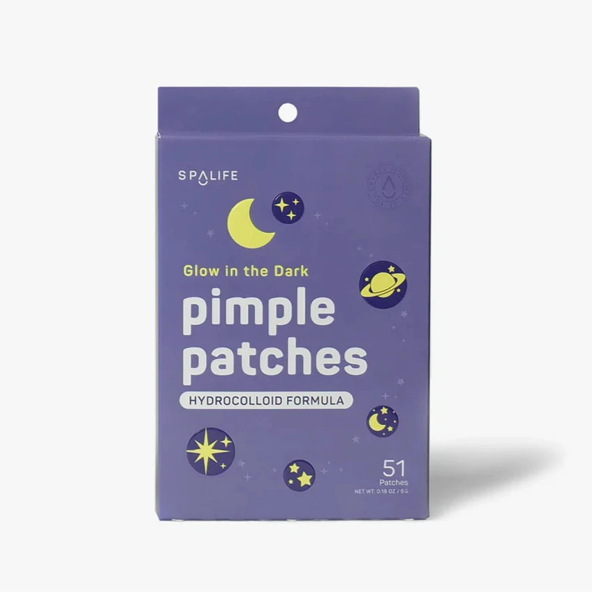 Hydrocolloid Pimple Patches - Glow in the Dark Moons (Multiple Sizes)
