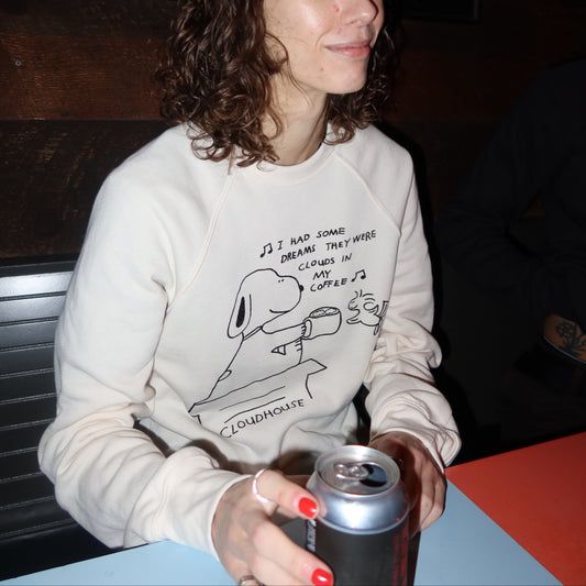 Natural - Clouds in My Coffee Sweatshirt