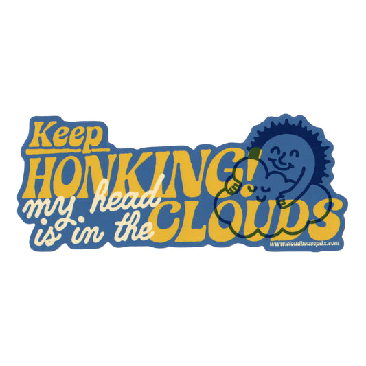 Sun Hug "Keep Honking" Sticker