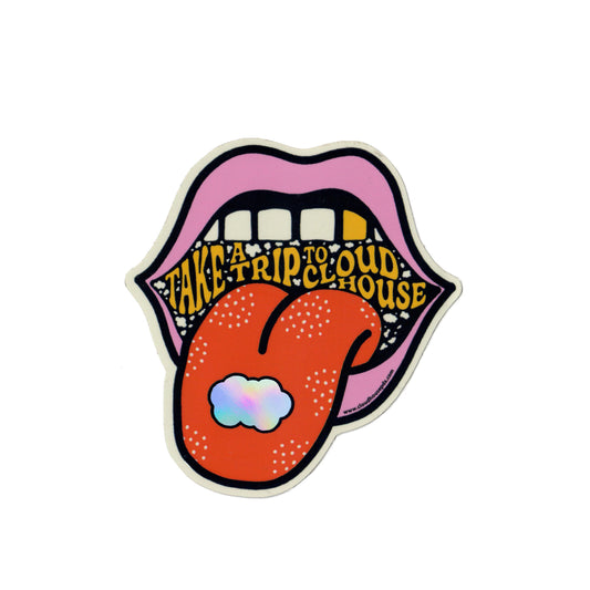 Take a Trip Holographic Sticker