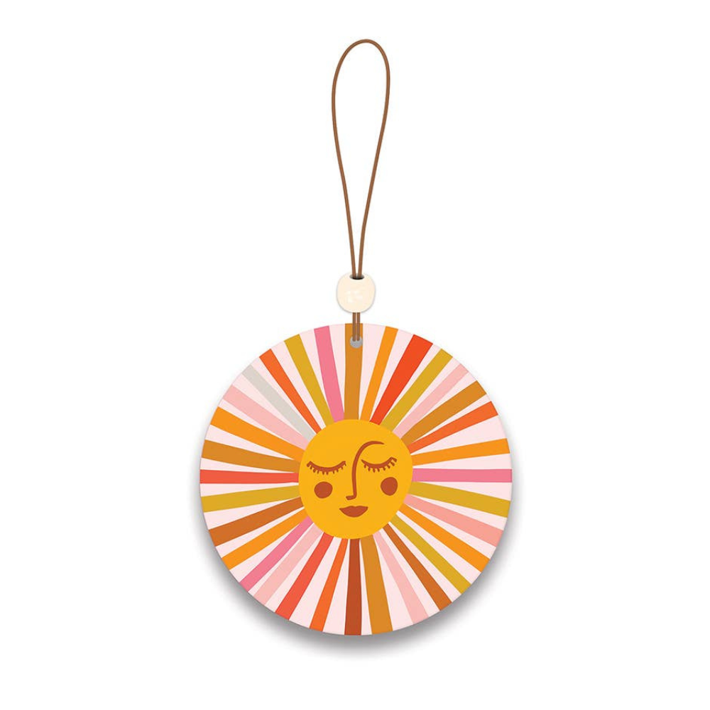 Retro Sunshine by CatCoq Air Freshener