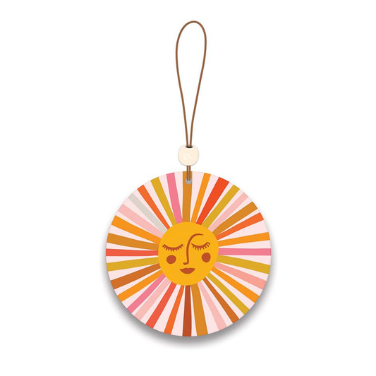 Retro Sunshine by CatCoq Air Freshener