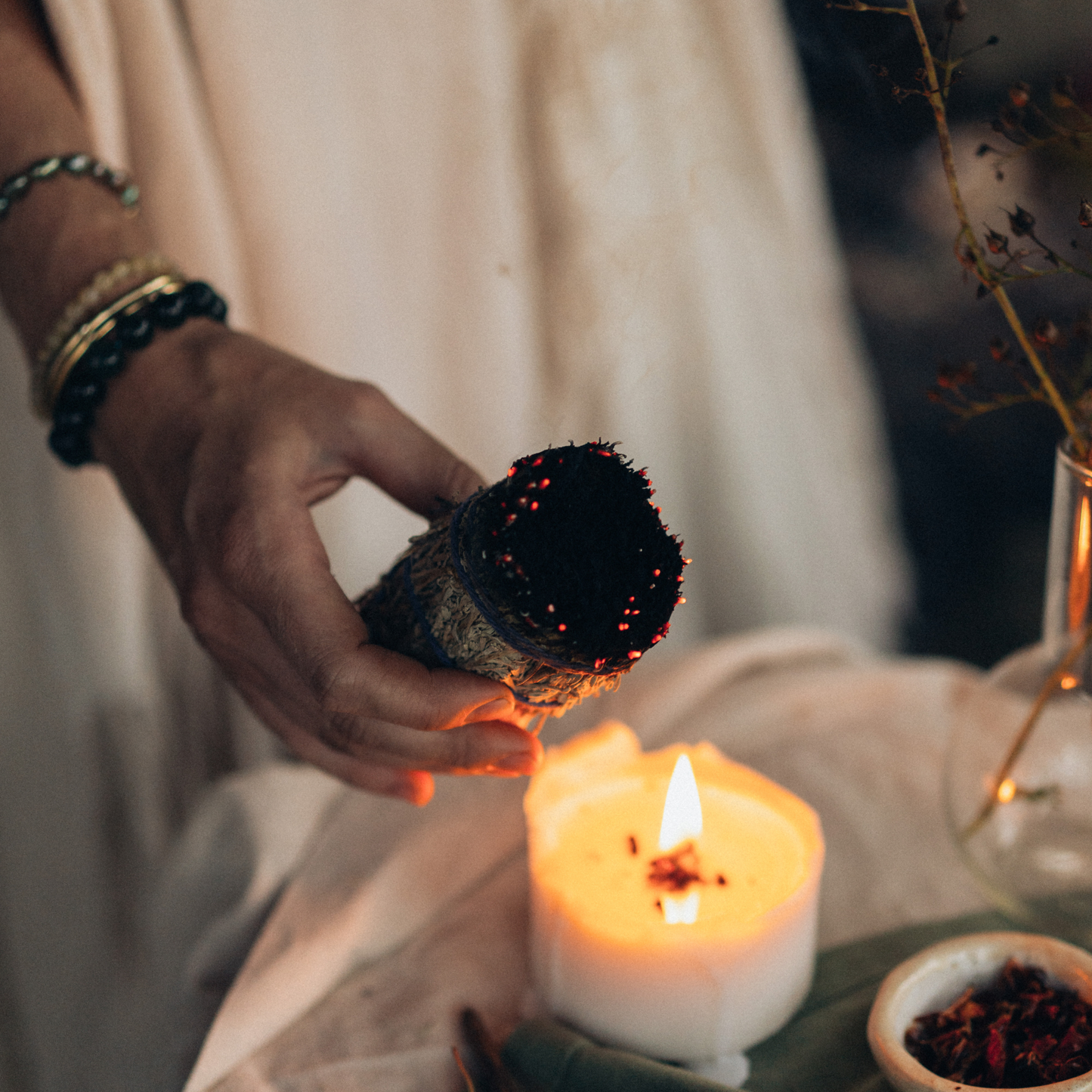Spread Kindness Sage Stick Smudge | Be Kind Tiny Flowers