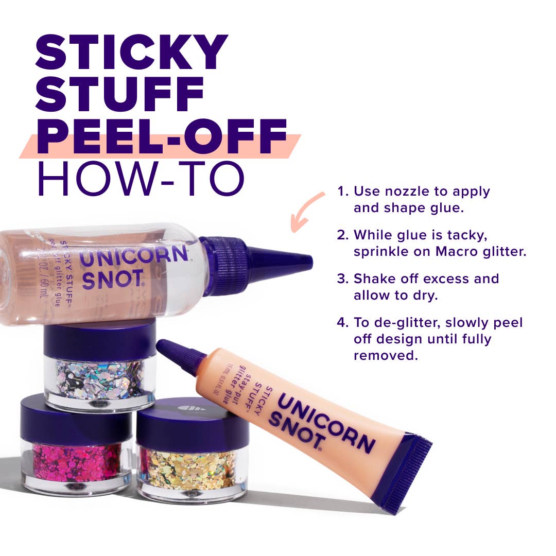 Sticky Stuff | Peel-Off Glitter Adhesive | Glitter Glue