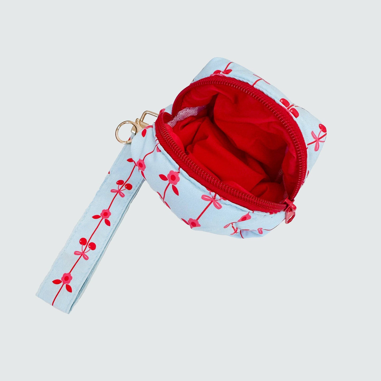 Cherry Puffy Pouch