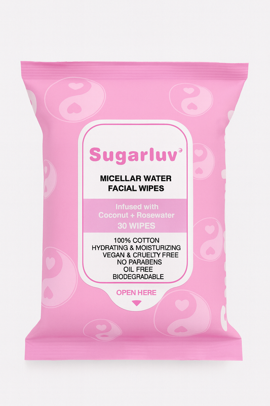 Facial Cleansing Wipes Micellar Coconut + Rose 30 Count