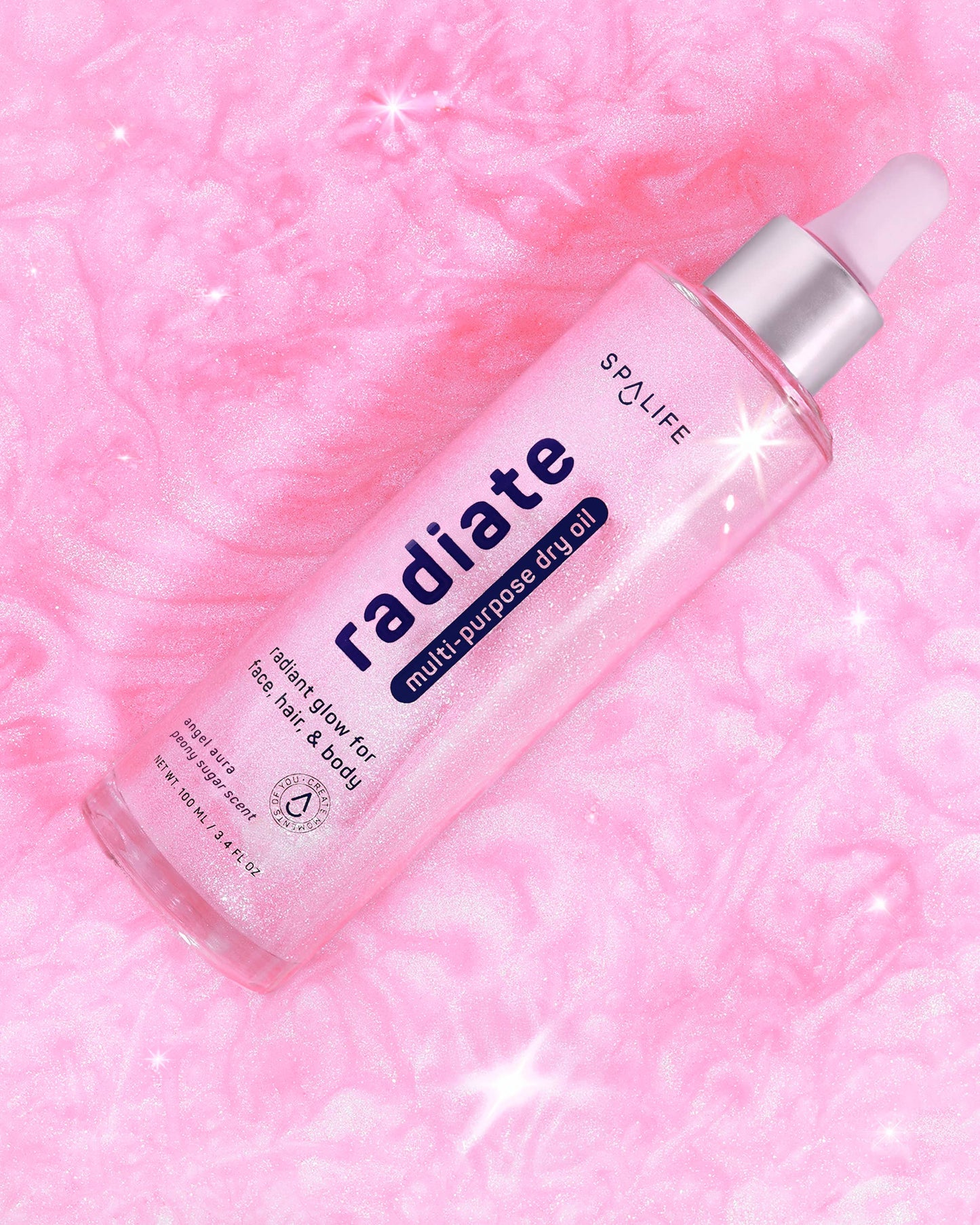 Pink Peony Body Shimmer Oil