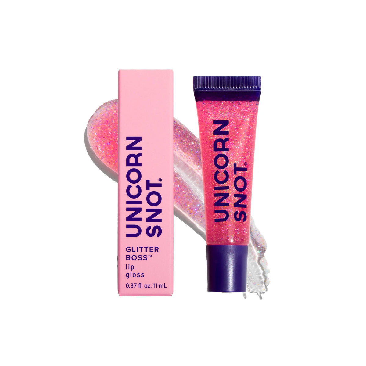 Glitter Boss | Flamingo | Glitter Lip Gloss | Holographic