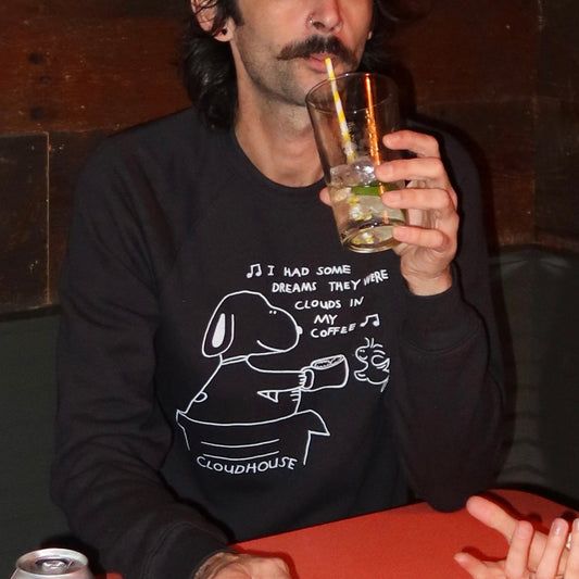 Vintage Black - Clouds in My Coffee Sweatshirt