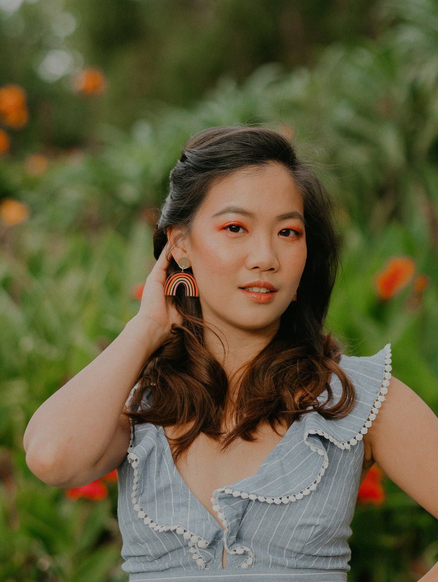 Sunset Rainbow Earrings - Dangles
