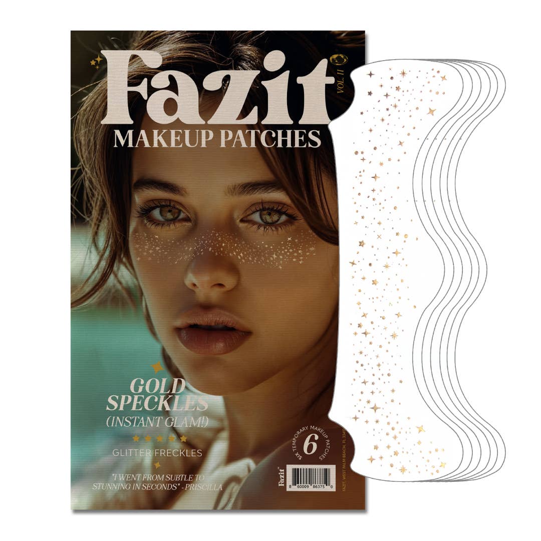 Gold Glitter Freckles — Makeup patches for every occasion