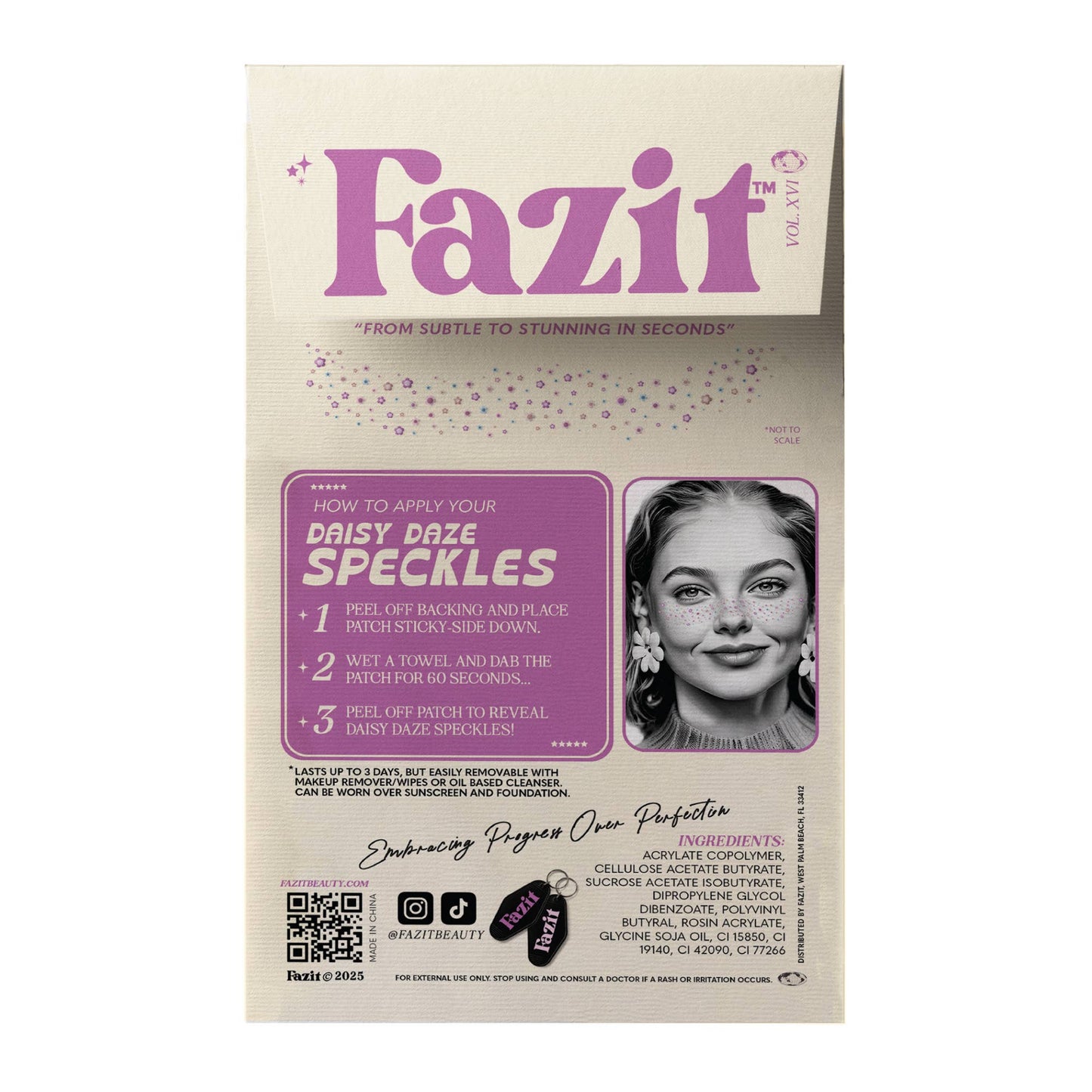 Daisy Daze Speckles — Spring Bloom Makeup Patches