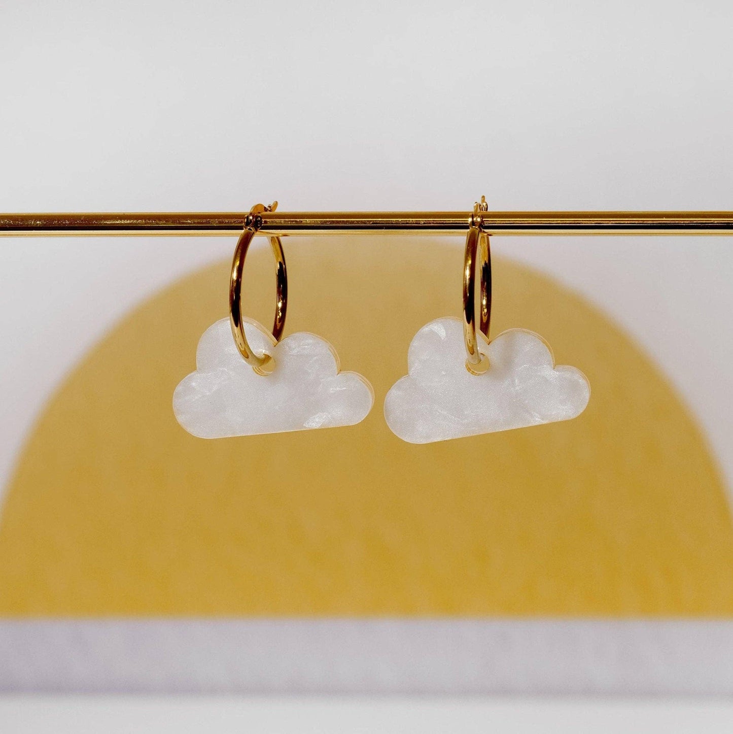 Cloud Hoop Earrings