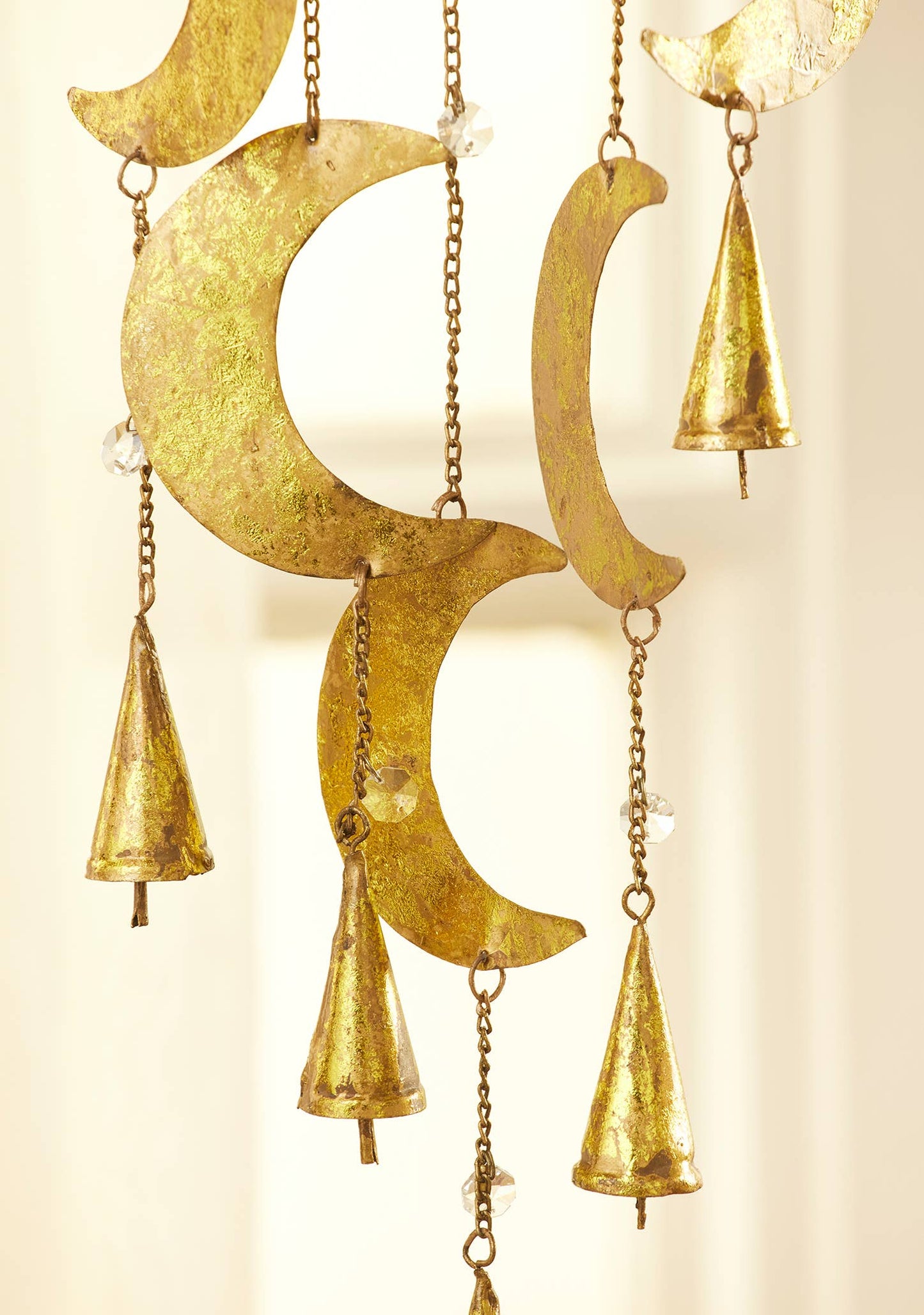Foiled Gold Moons Windchime
