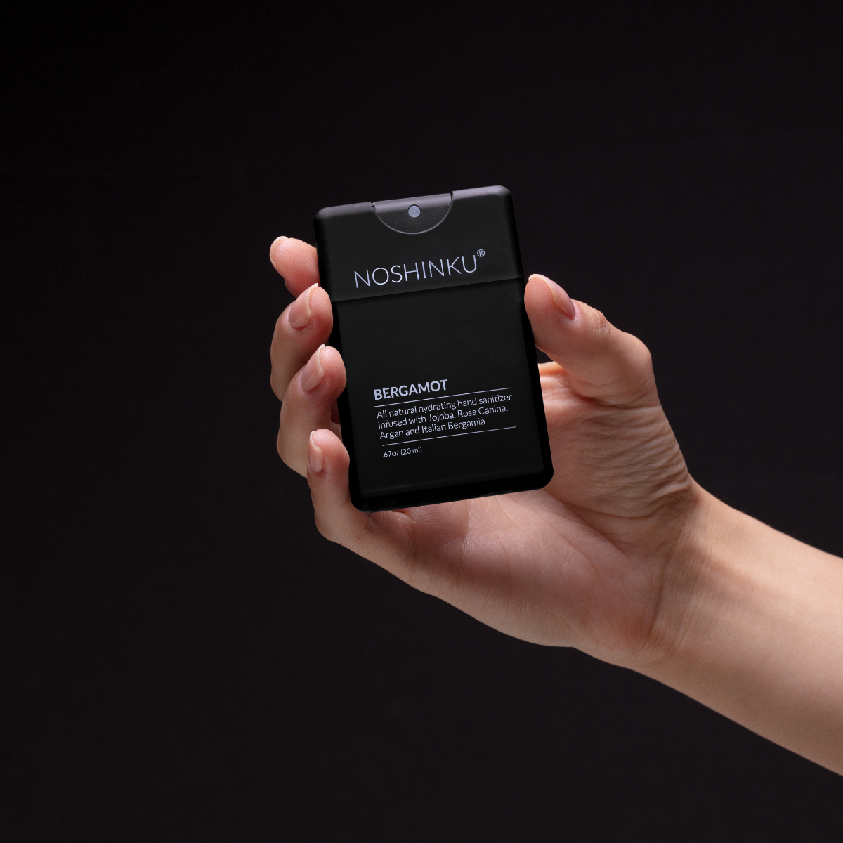 Refillable Bergamot Pocket Hand Sanitizer