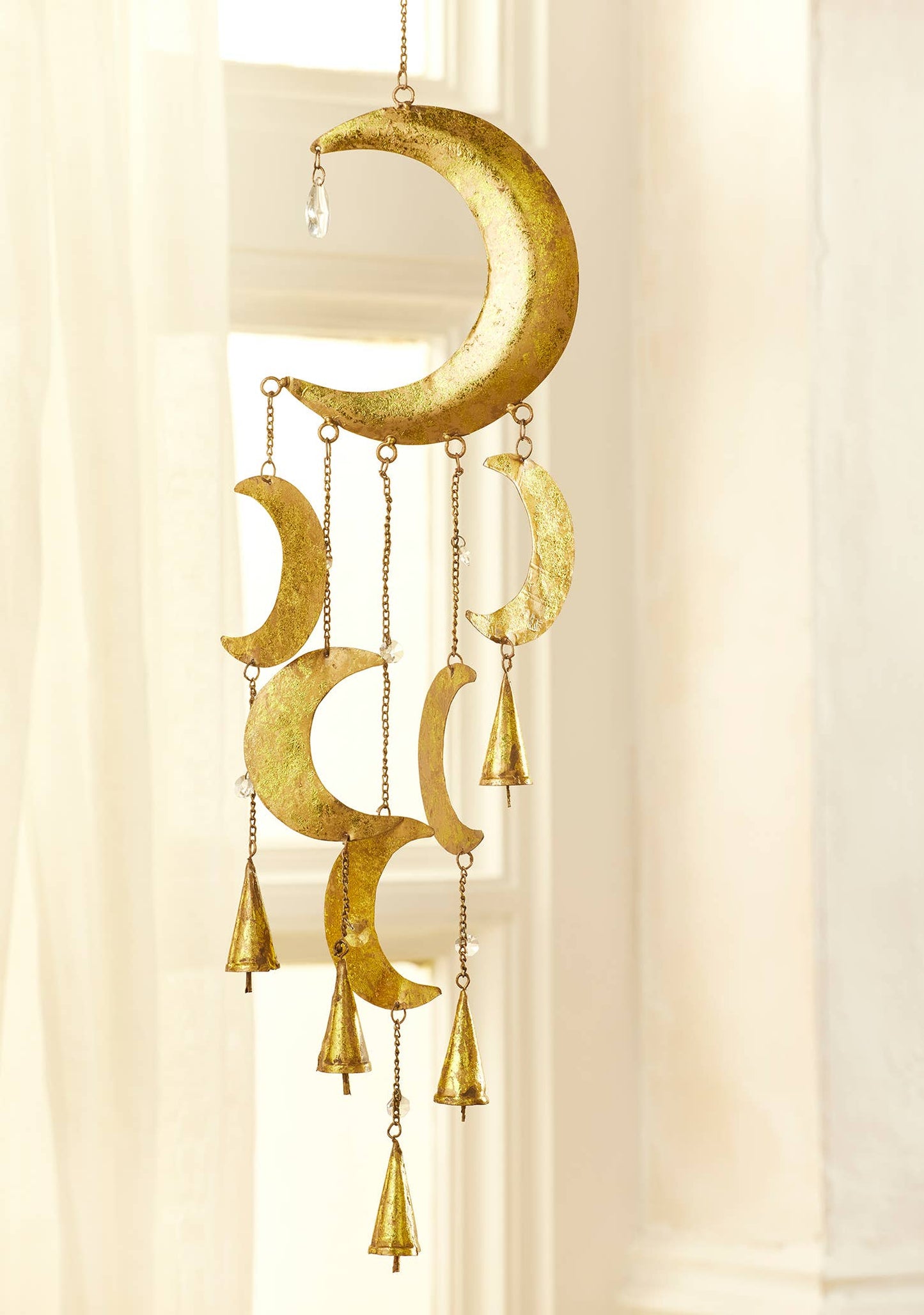 Foiled Gold Moons Windchime
