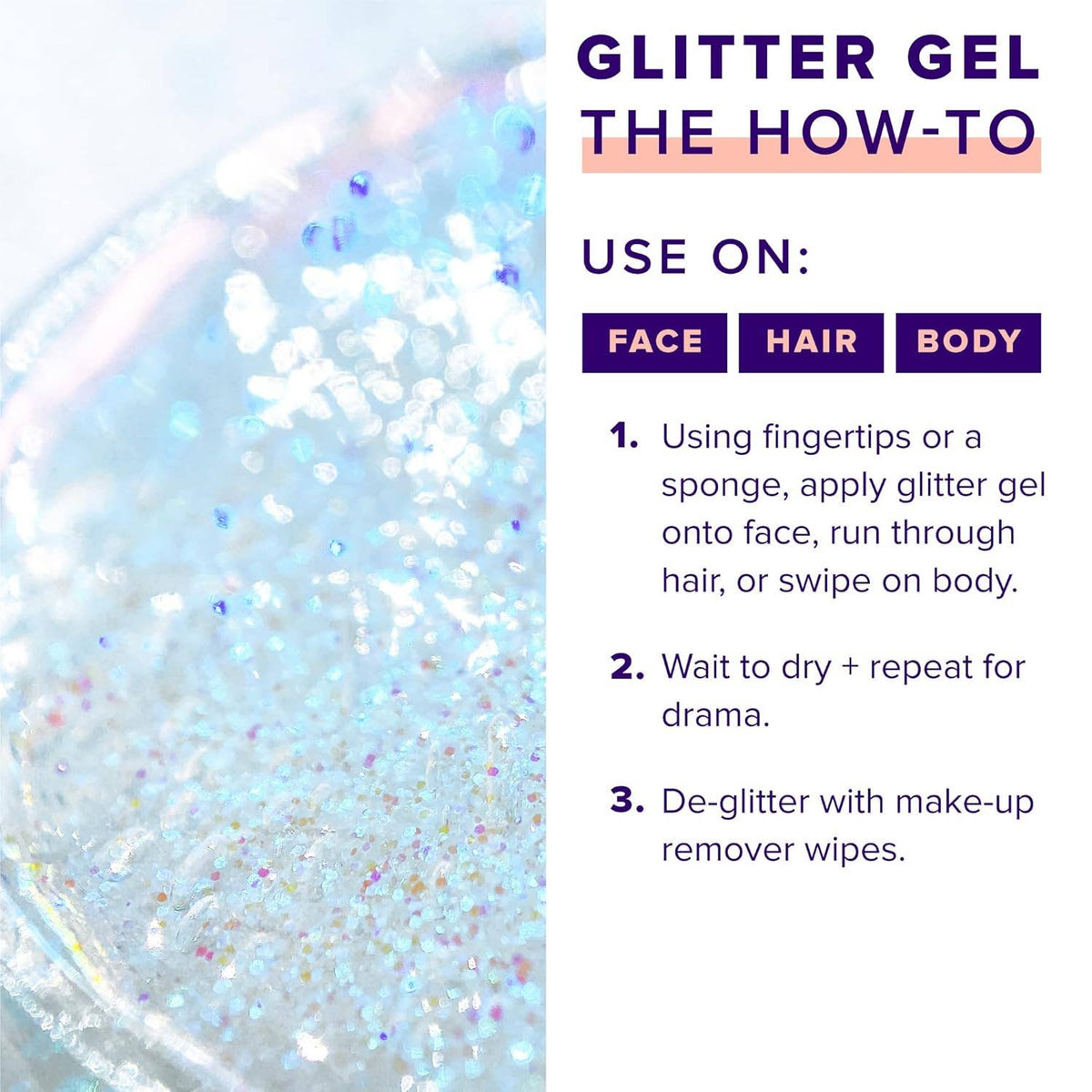 Original Glitter Gel | Galaxy-Holographic | Body Glitter