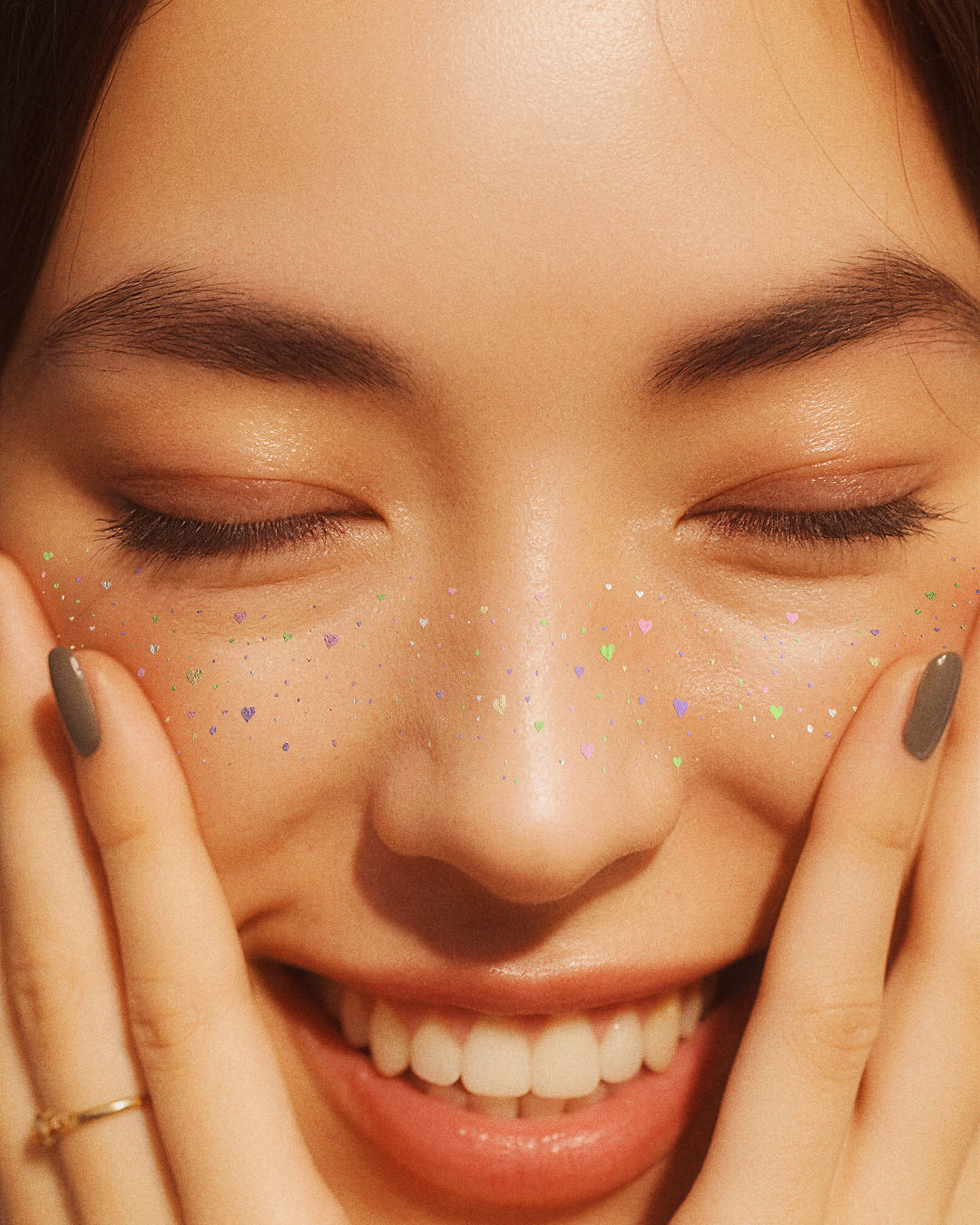 Candy Heart Speckles — Romantic Looks & Valentine’s / Galentine’s