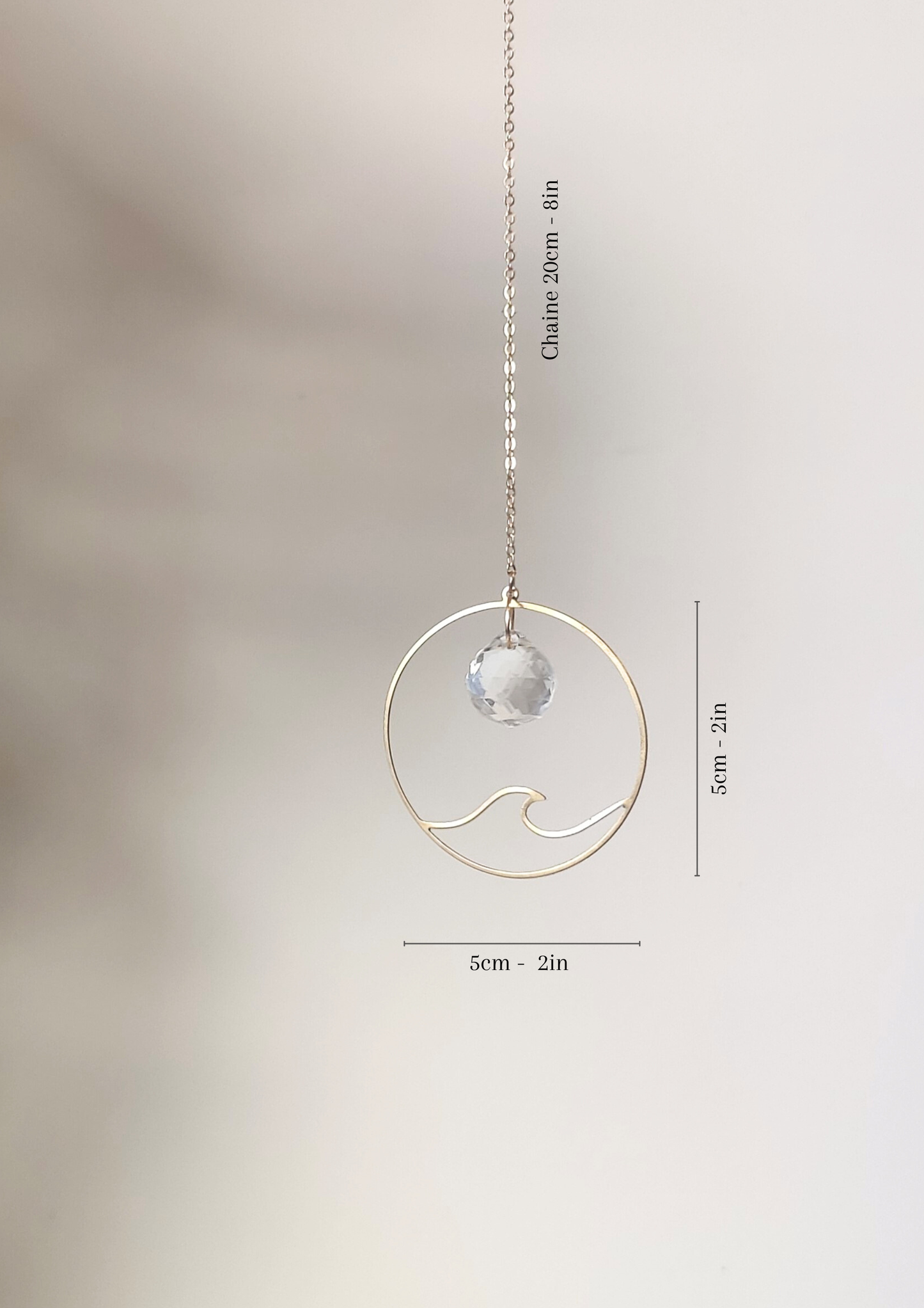 Wave Hanging Suncatcher