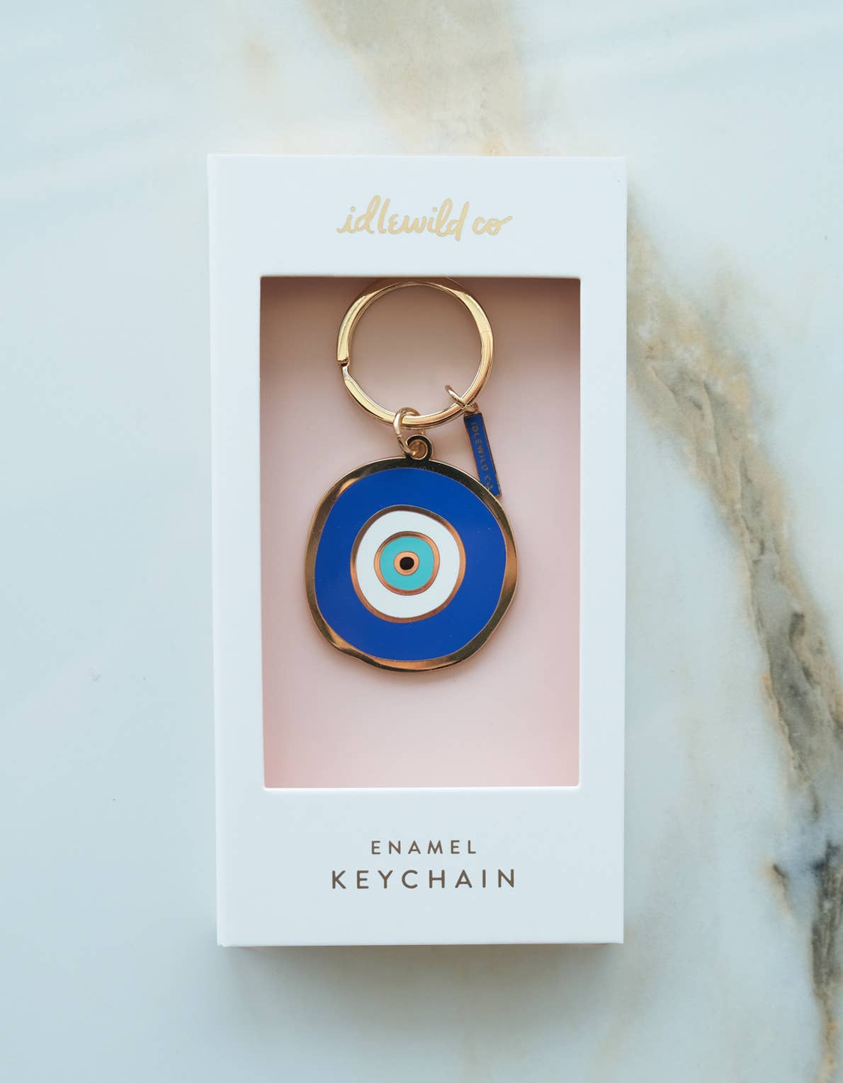 Evil Eye Enamel Keychain