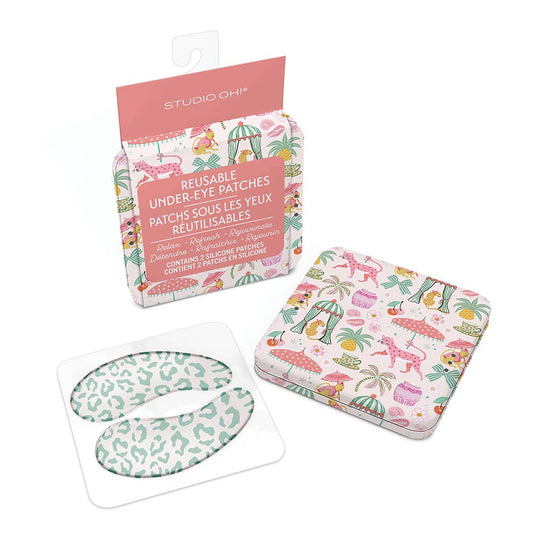 Reusable Under-Eye Patches - Leopard Parade