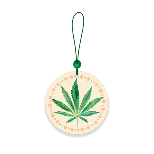 Cannabis Leaf Car Air Freshener